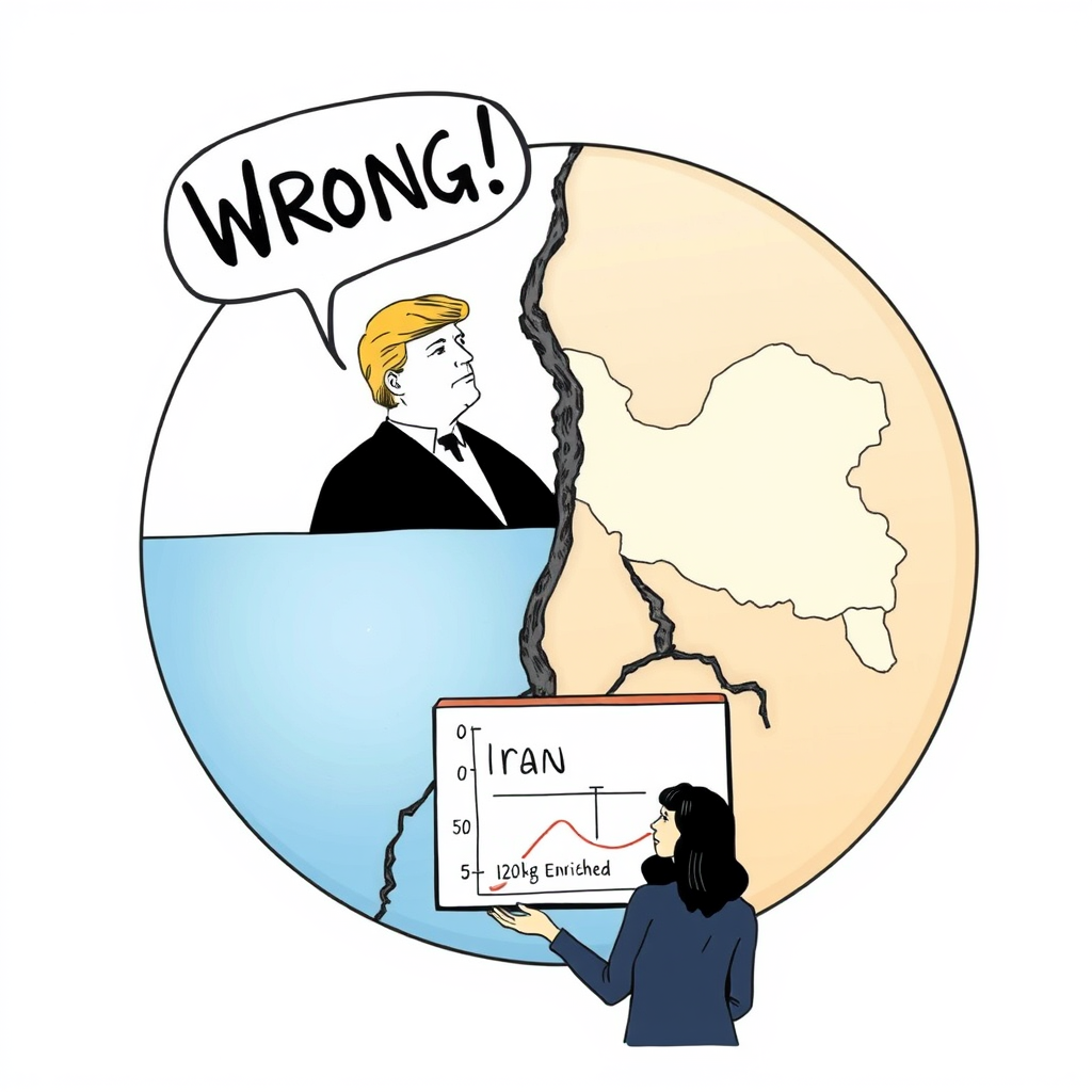 Trump Disputes Intelligence Chief on Iran Nuclear Threat